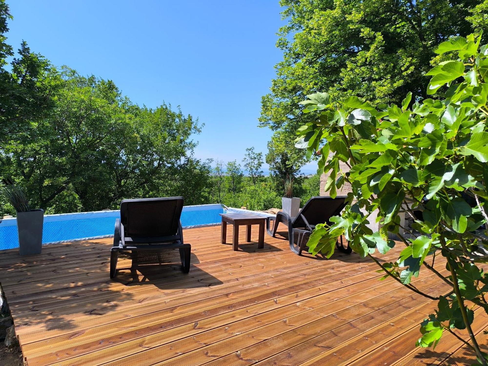 Holiday Home Lucija "" Private House With Pool "" Jablanac Luaran gambar